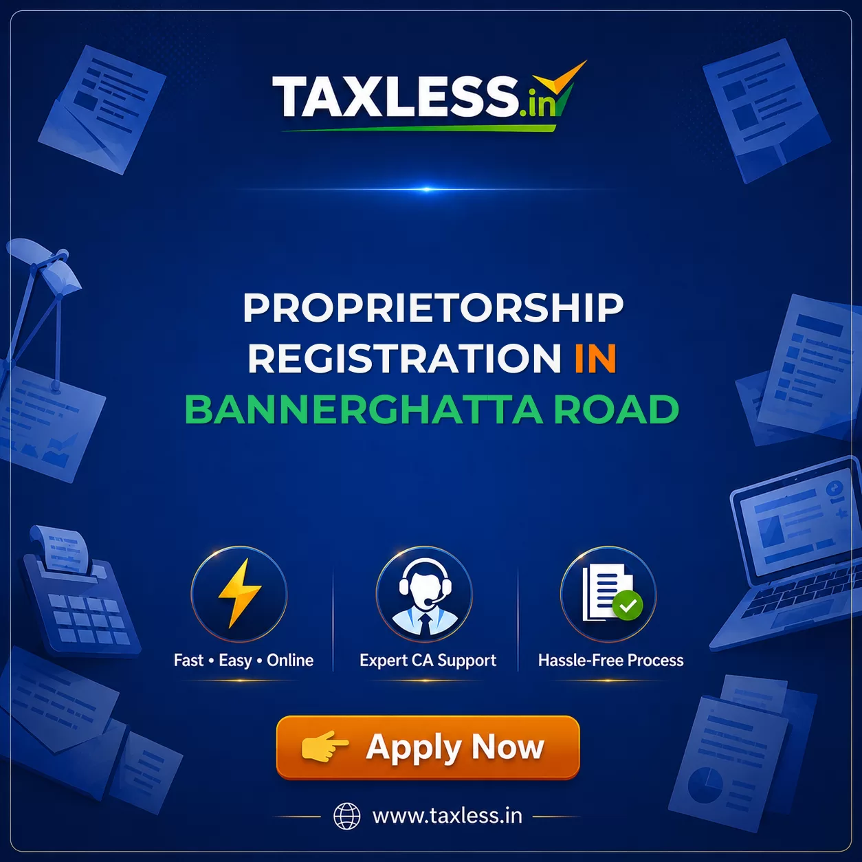 Proprietorship Registration in Bannerghatta Road