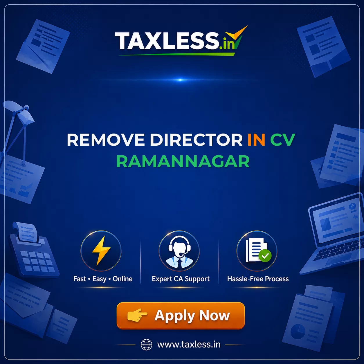 Remove Director in Cv Ramannagar