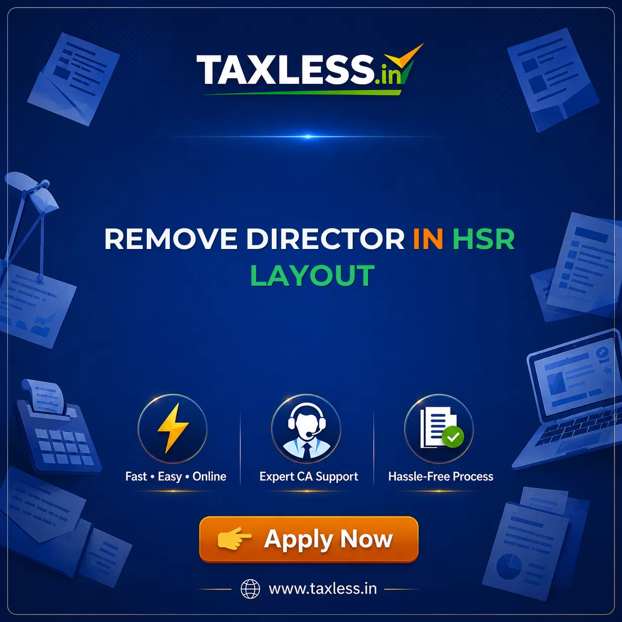 Remove Director in Hsr Layout