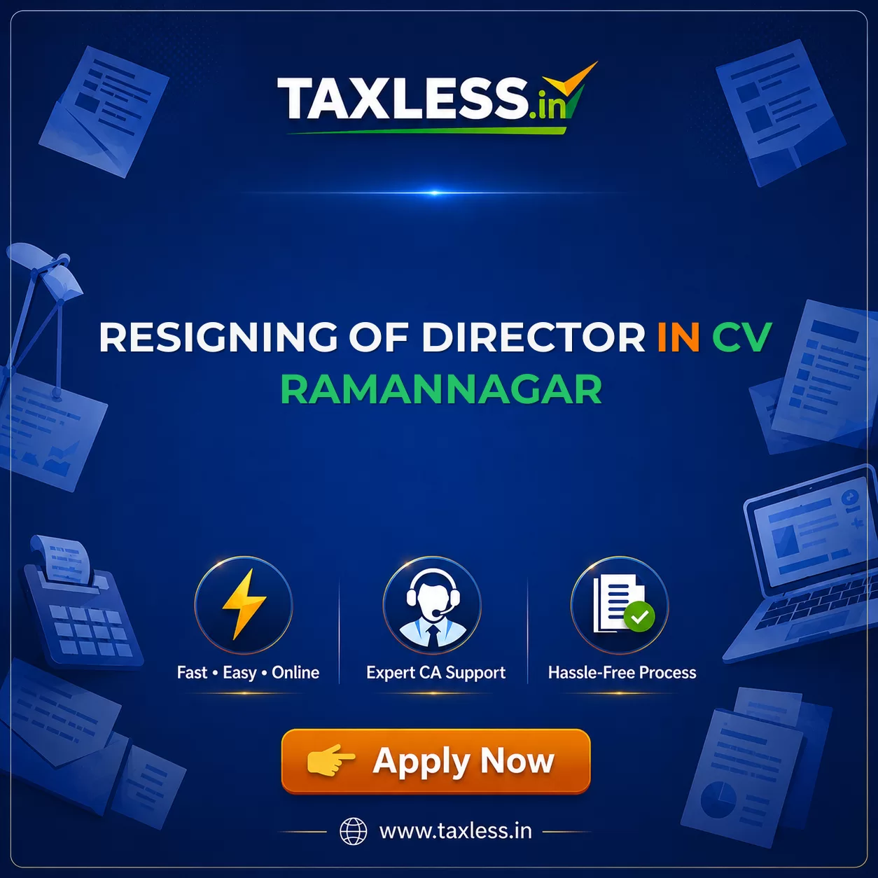 Resigning Of Director in Cv Ramannagar