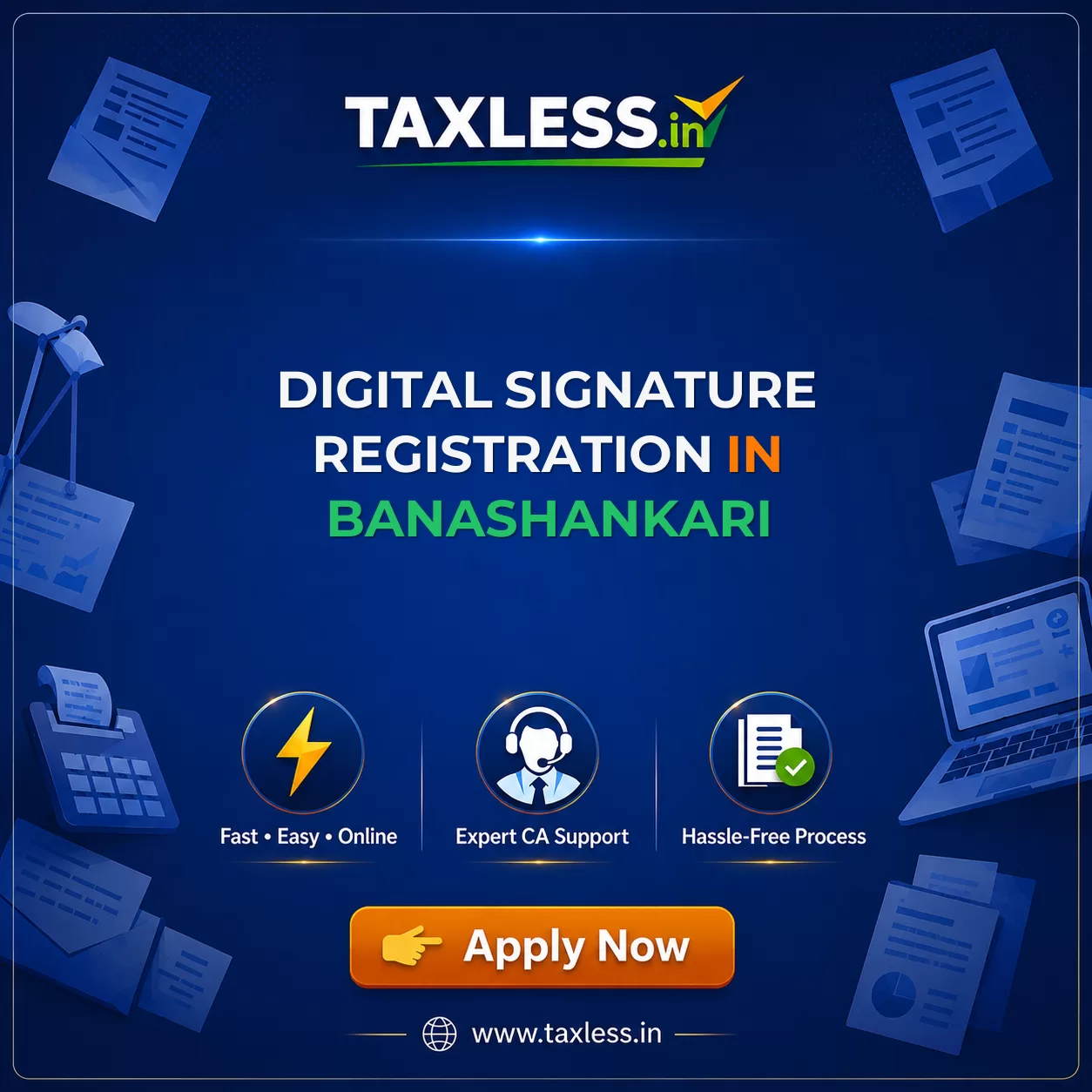 Digital Signature Registration in Banashankari