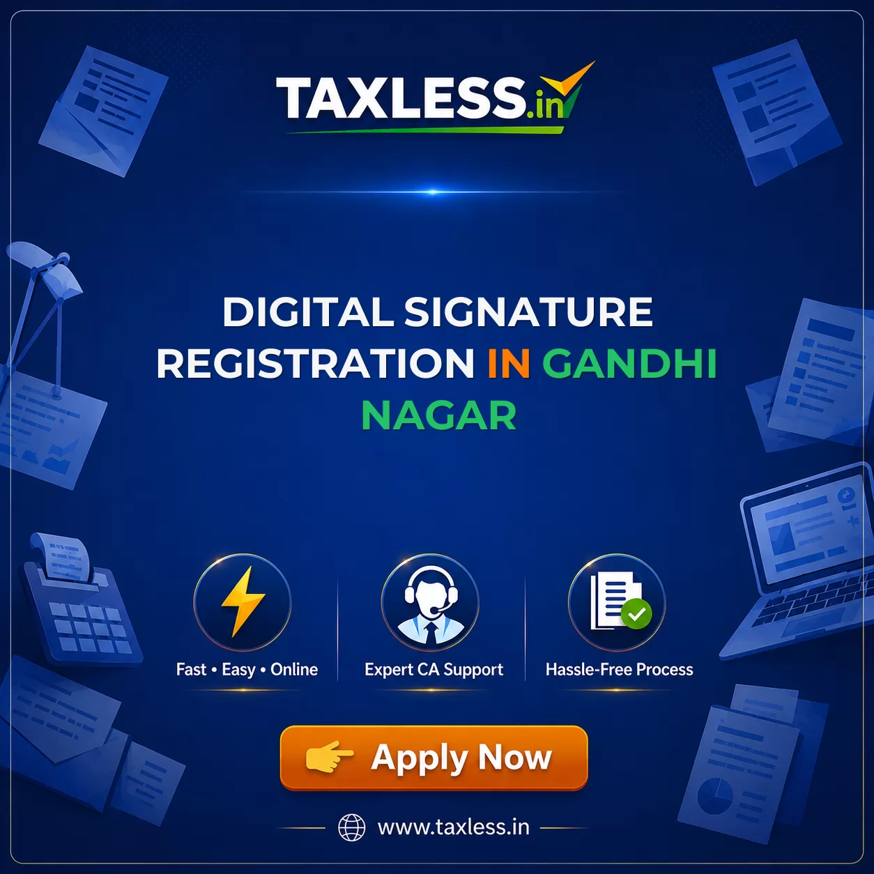 Digital Signature Registration in Gandhi Nagar