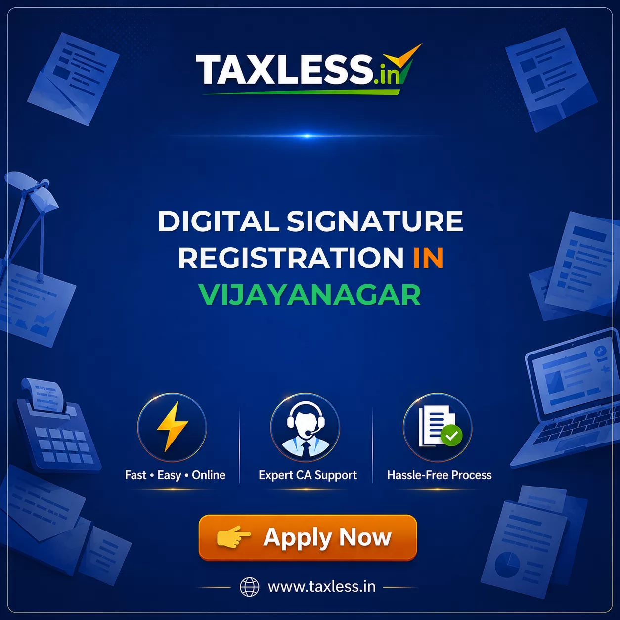 Digital Signature Registration in Vijayanagar