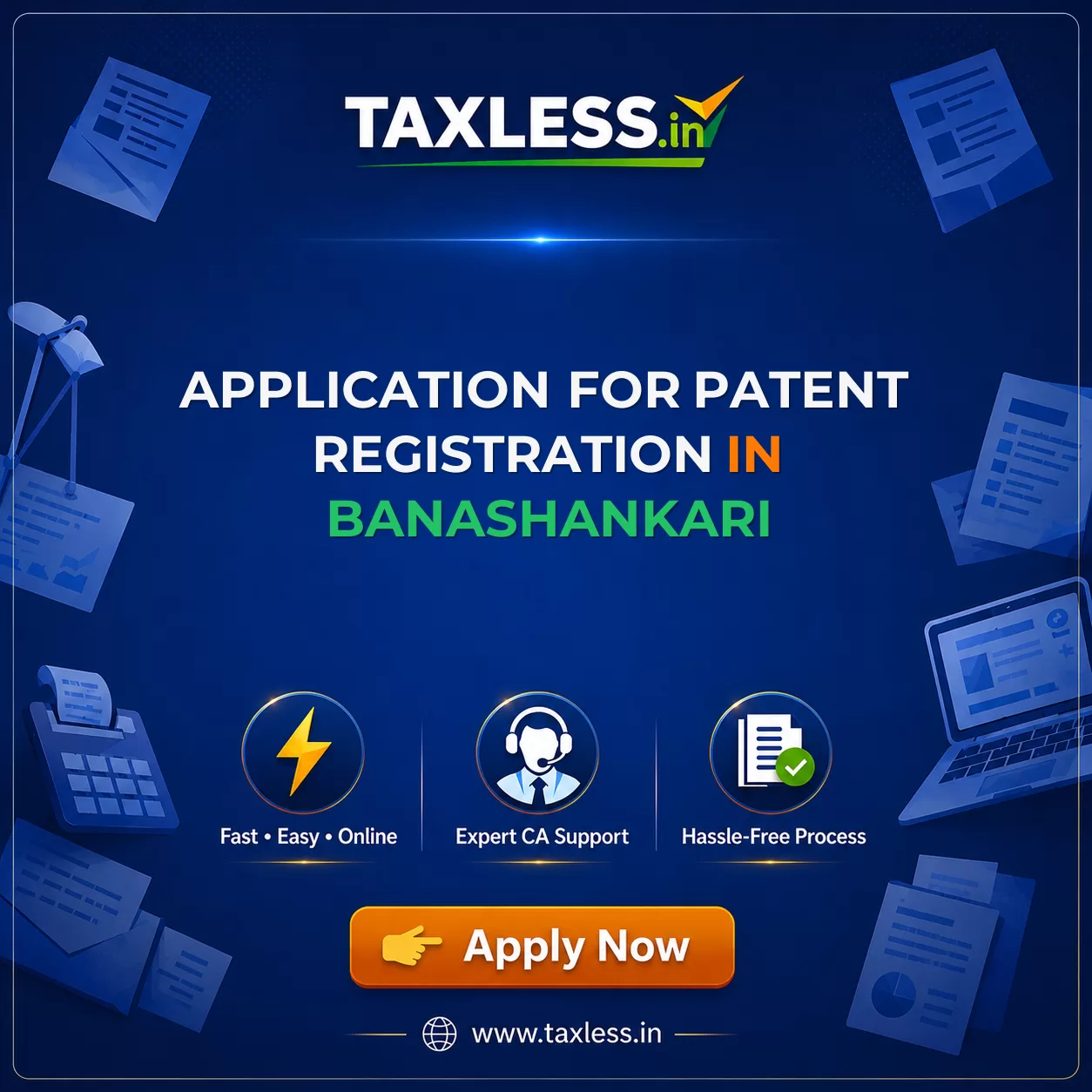 Application For Patent Registration in Banashankari