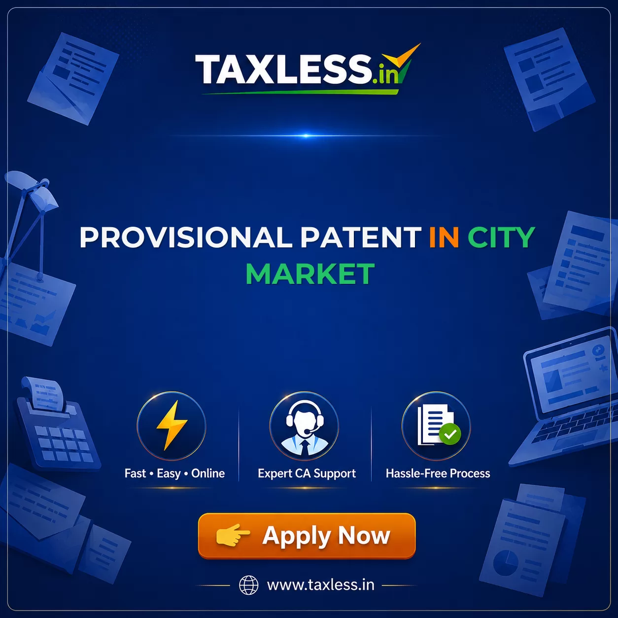 Provisional Patent in City Market