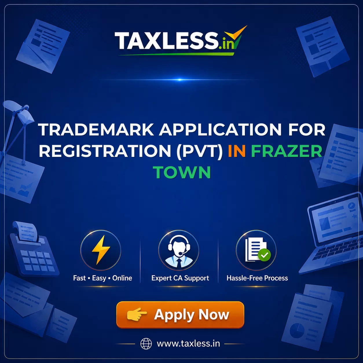 Trademark Application For Registration (Pvt) in Frazer Town