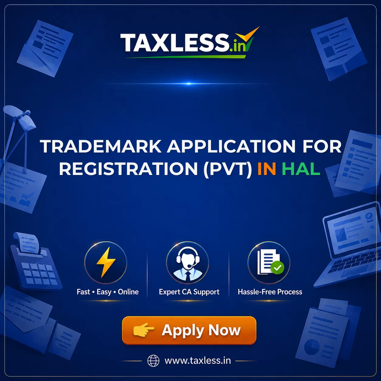 Trademark Application For Registration (Pvt) in Hal