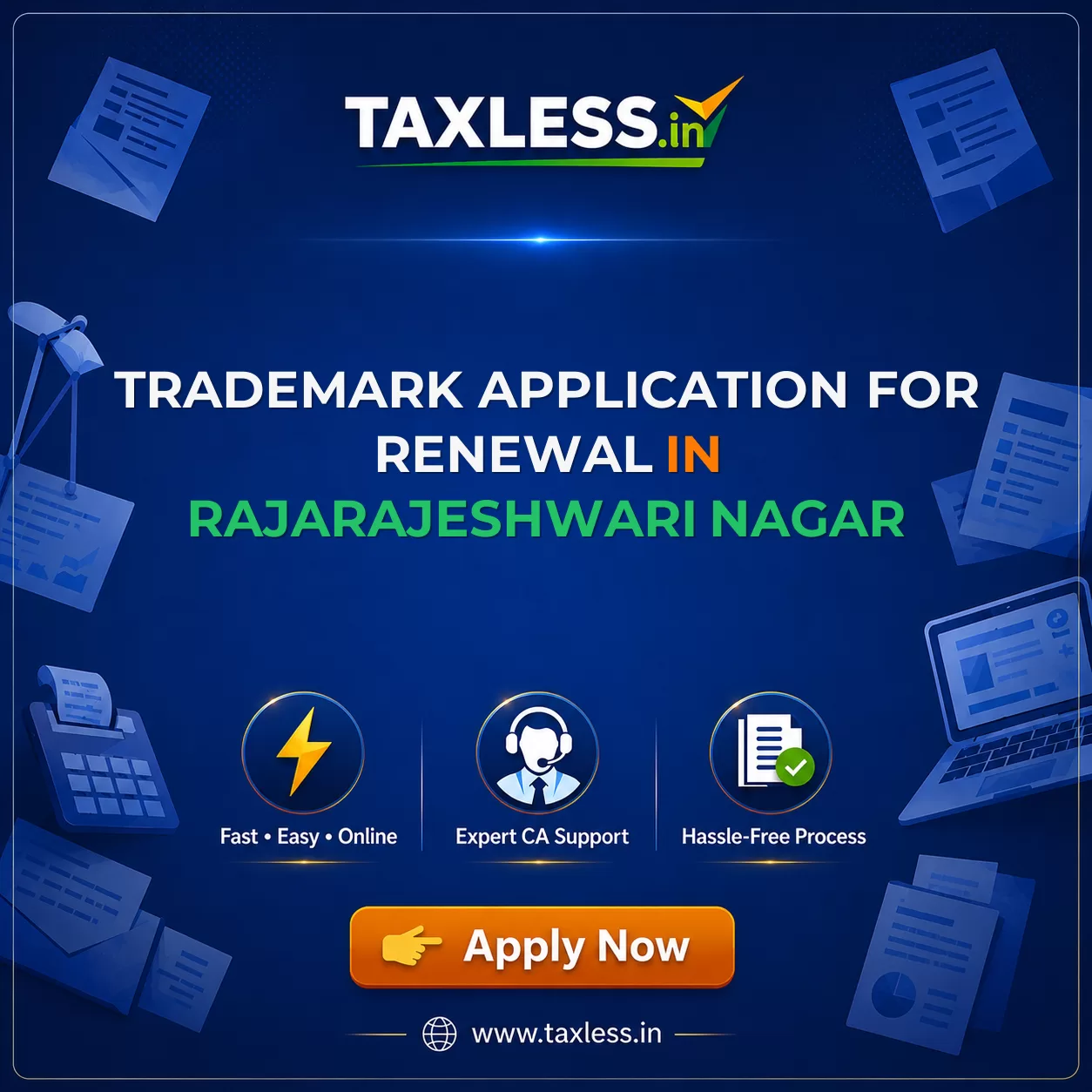 Trademark Application For Renewal in Rajarajeshwari Nagar