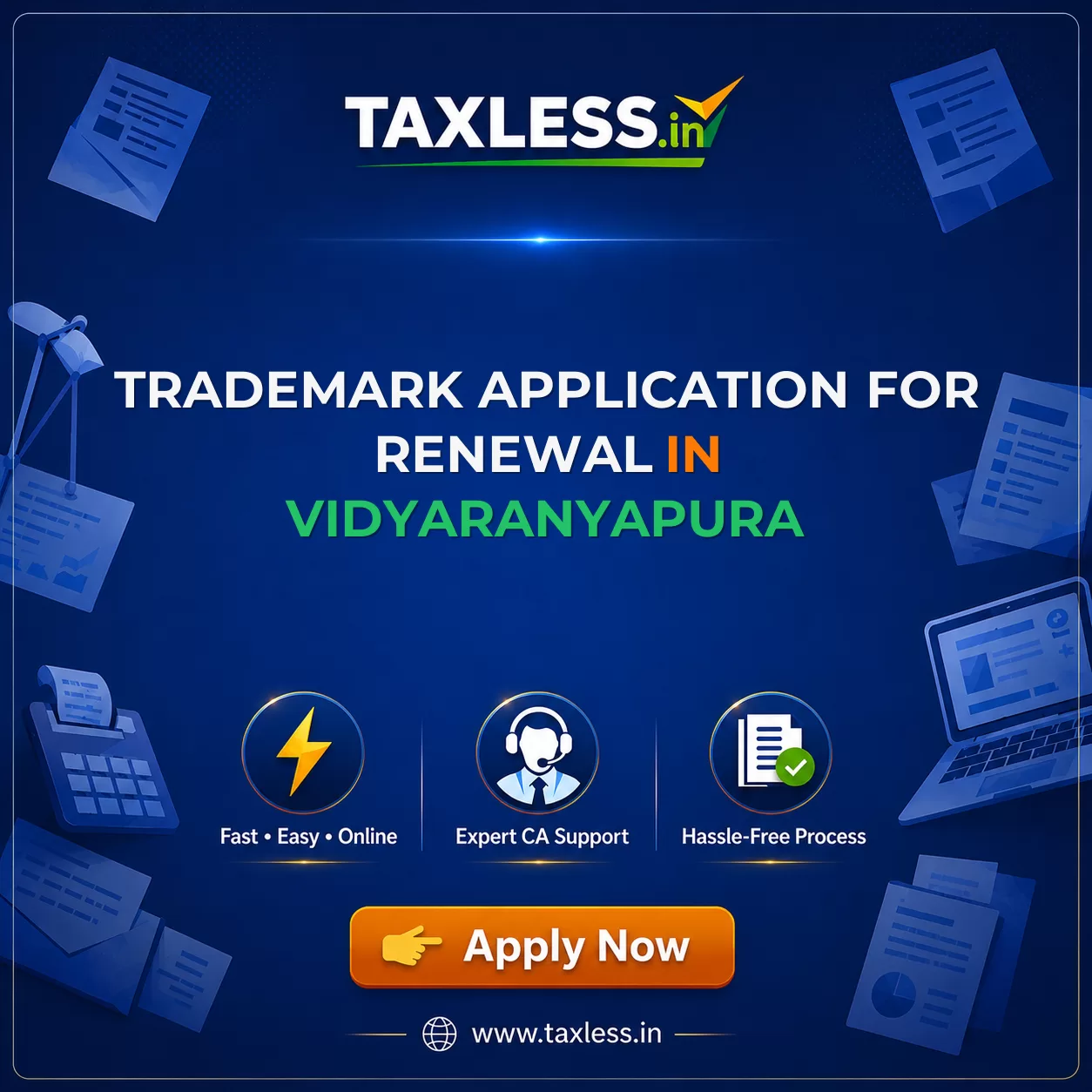 Trademark Application For Renewal in Vidyaranyapura