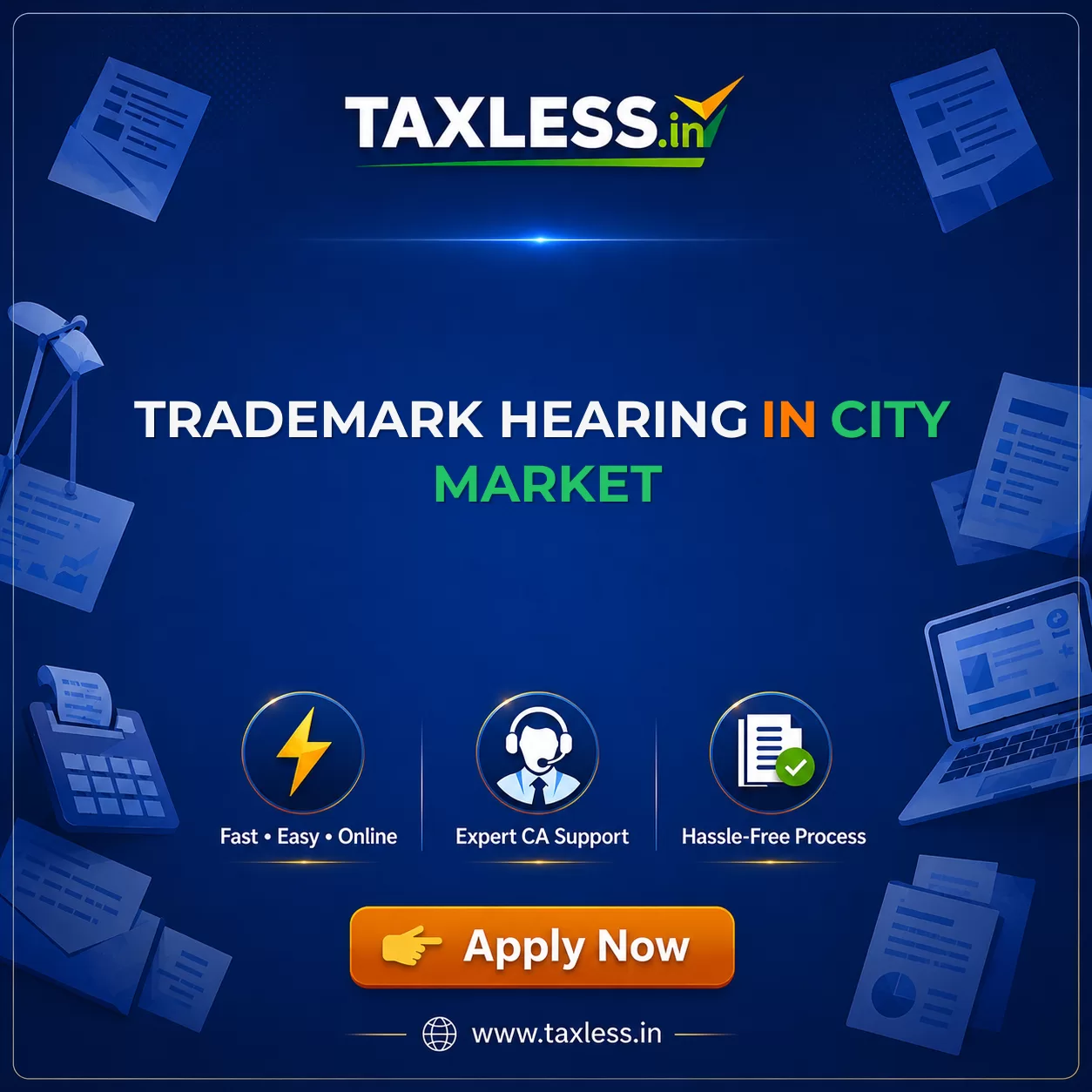 Trademark Hearing in City Market