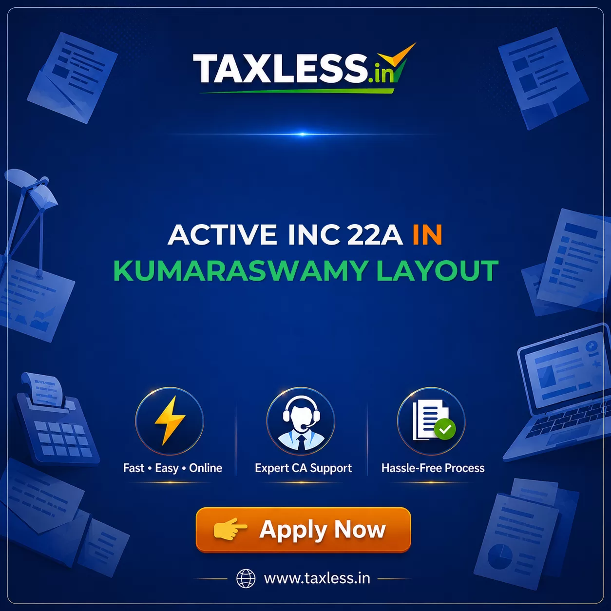Active INC 22A in Kumaraswamy Layout