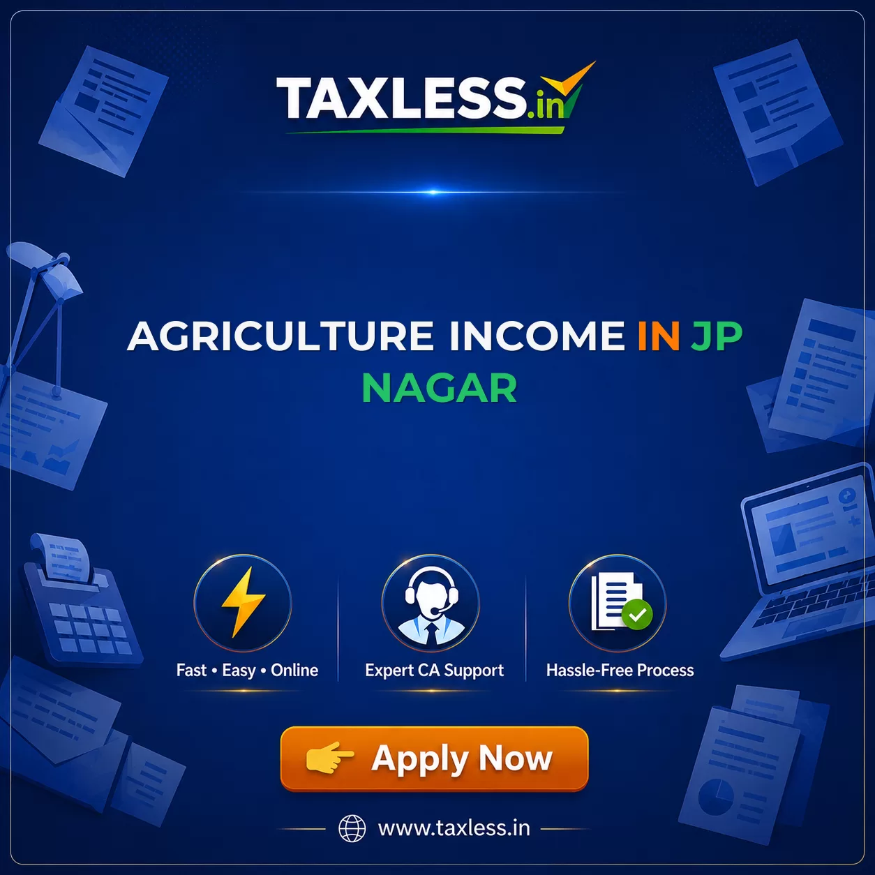 Agriculture Income in Jp Nagar
