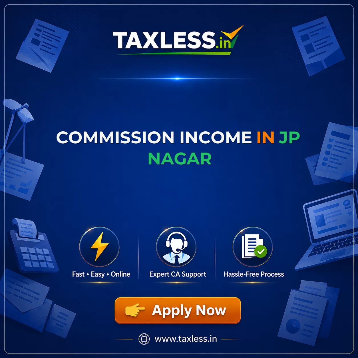 Commission Income in Jp Nagar