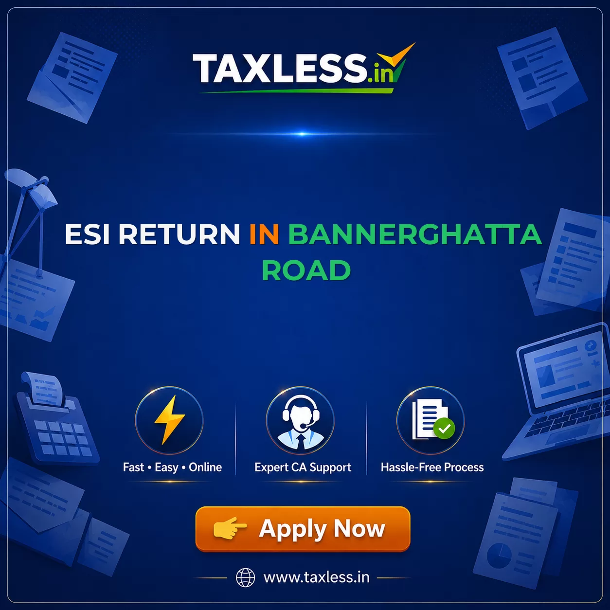 ESI Return in Bannerghatta Road