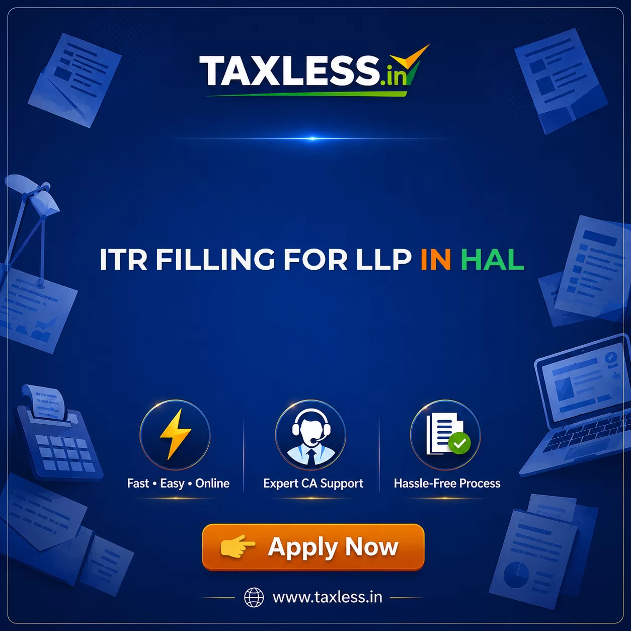 ITR Filling For LLP in Hal