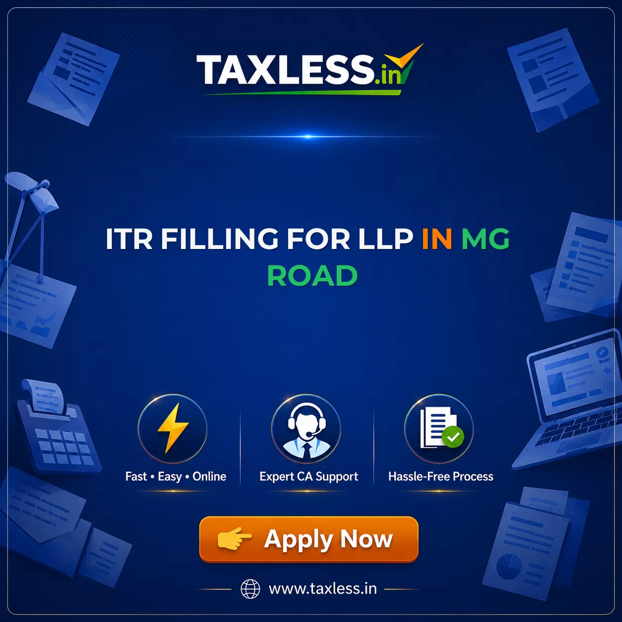 ITR Filling For LLP in Mg Road
