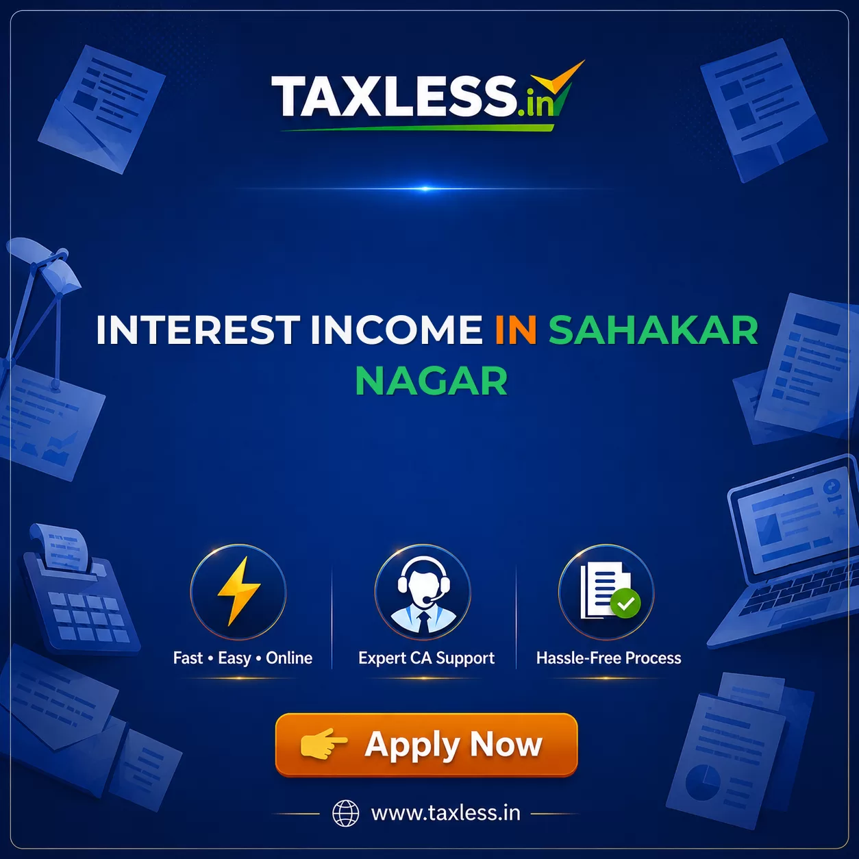Interest Income in Sahakar Nagar