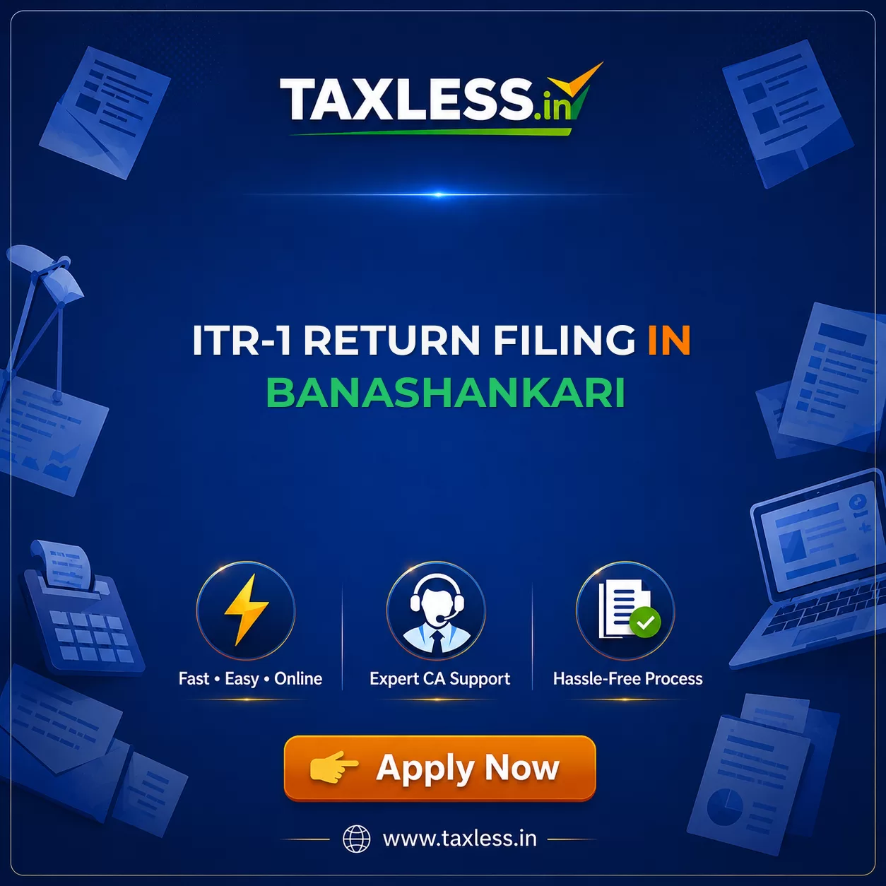 ITR-1 Return Filing in Banashankari