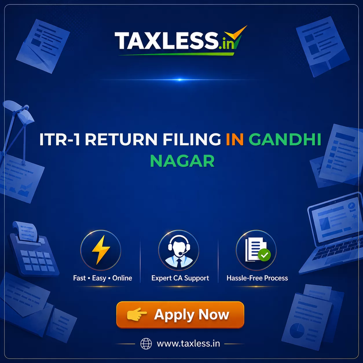ITR-1 Return Filing in Gandhi Nagar