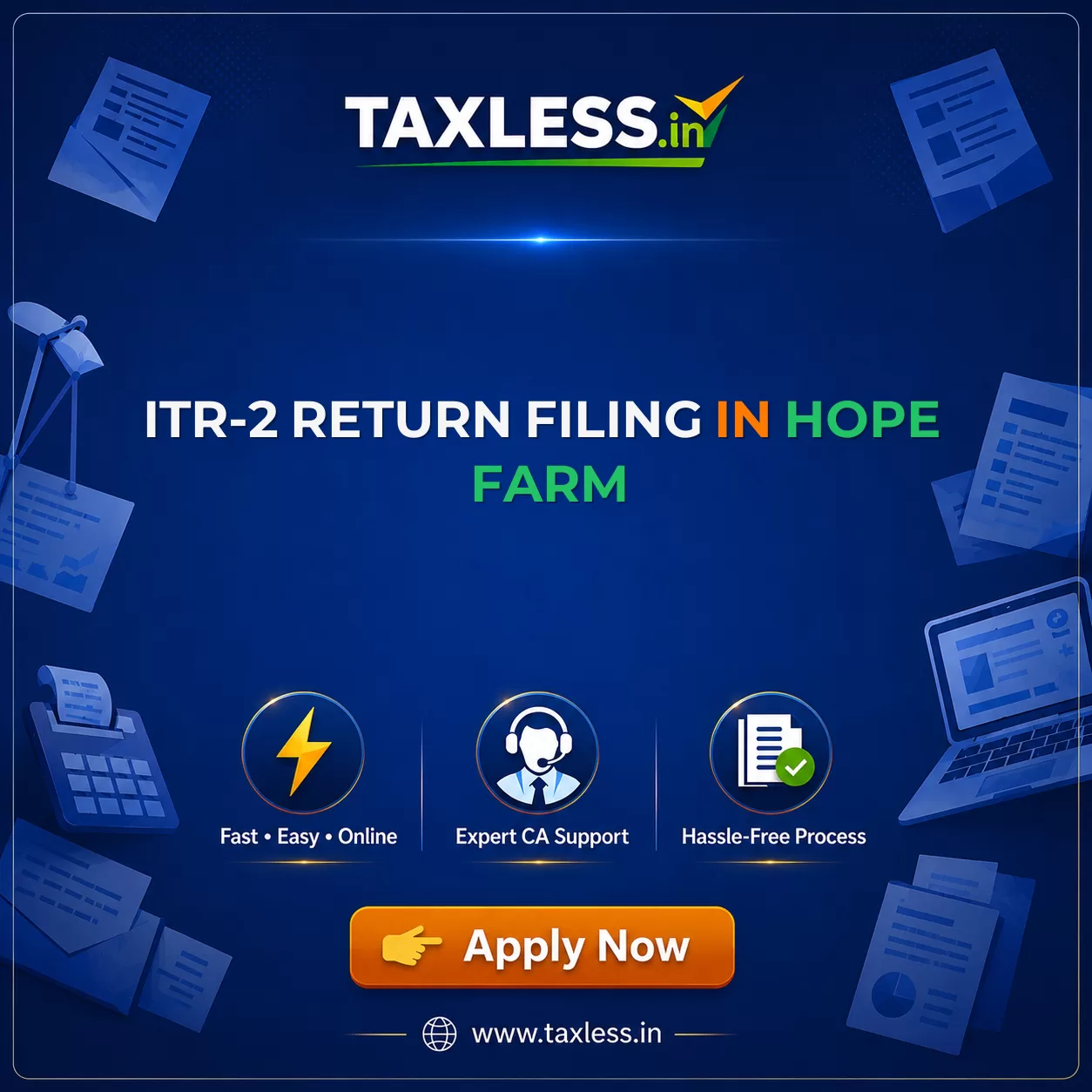 ITR-2 Return Filing in Hope Farm