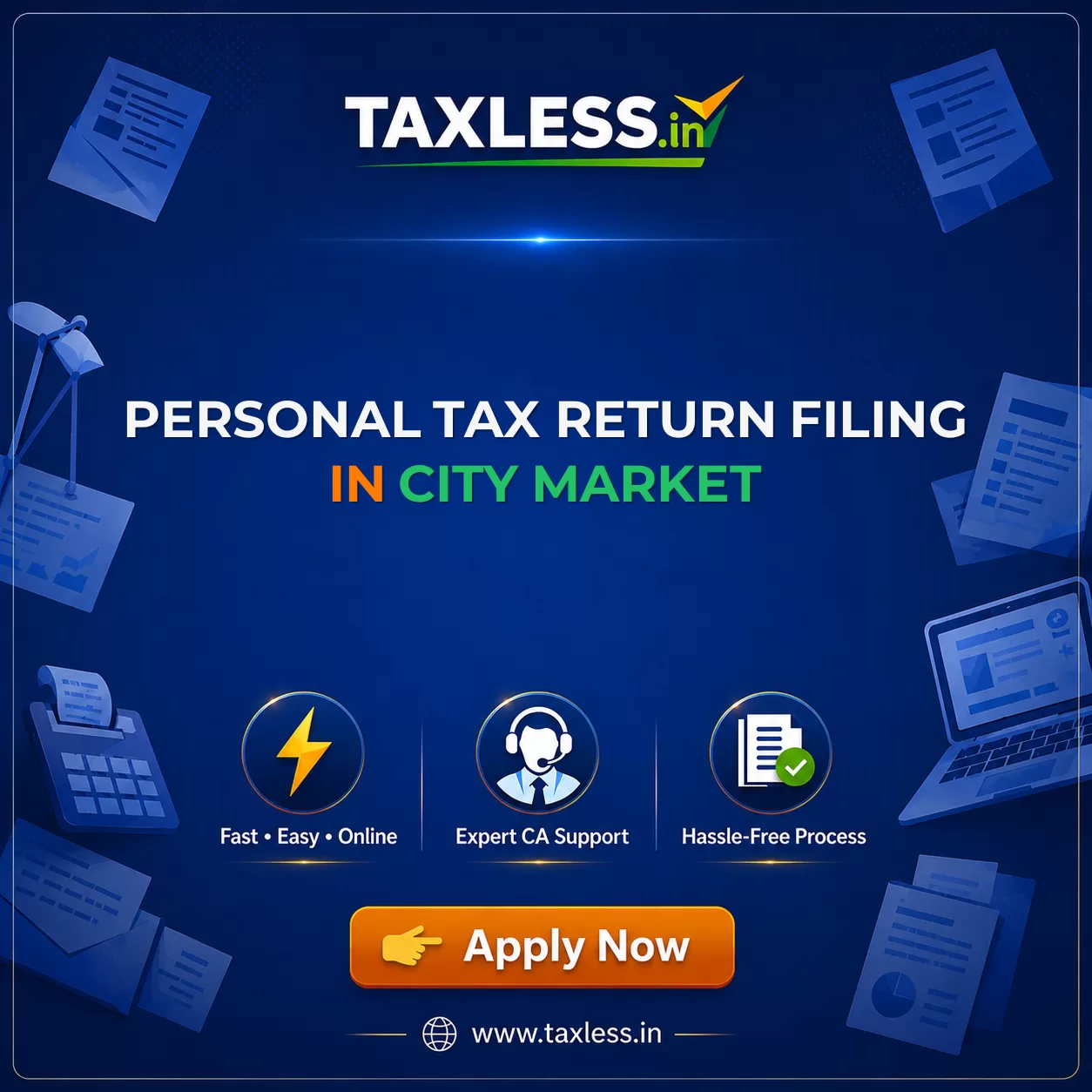 Personal Tax Return Filing in City Market