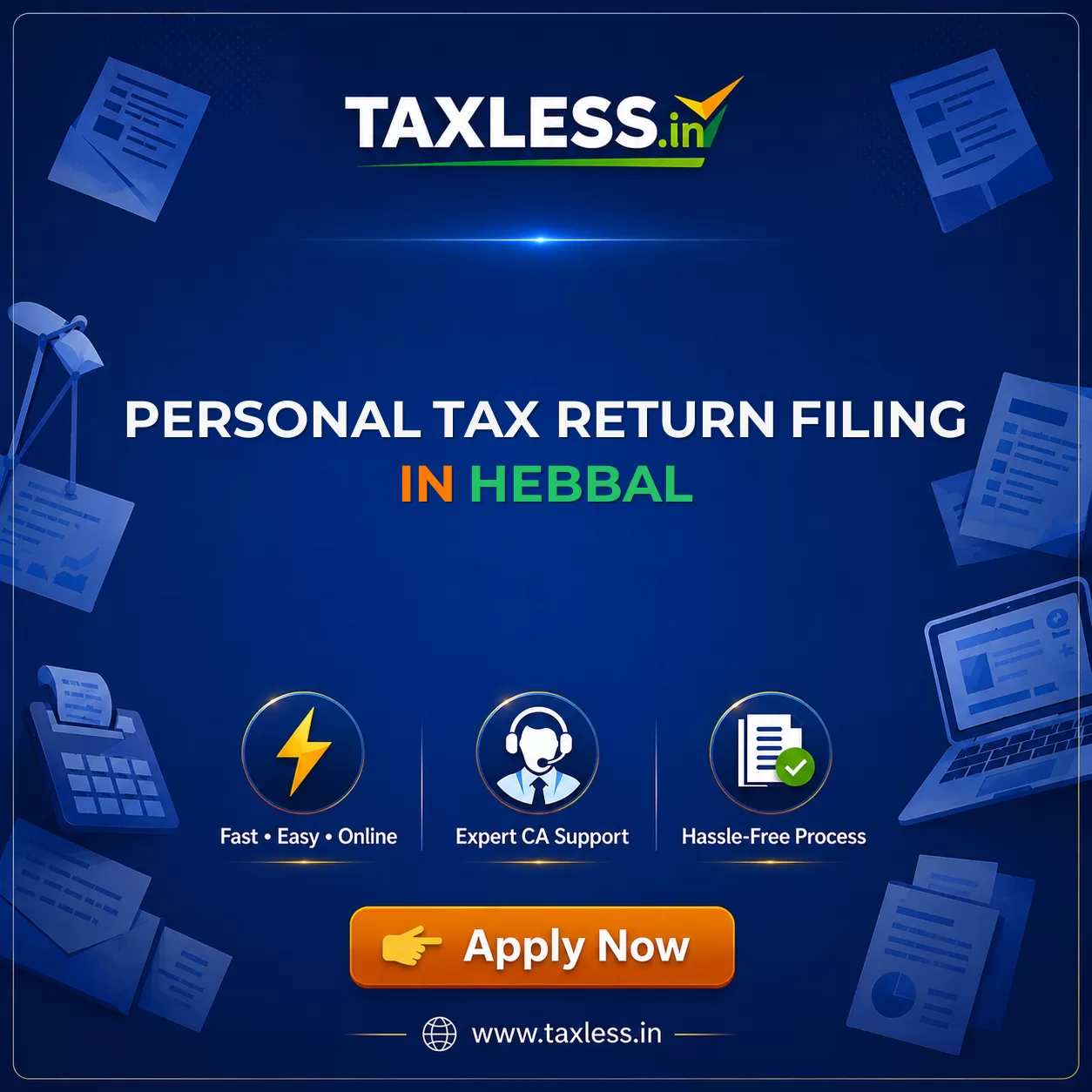 Personal Tax Return Filing in Hebbal