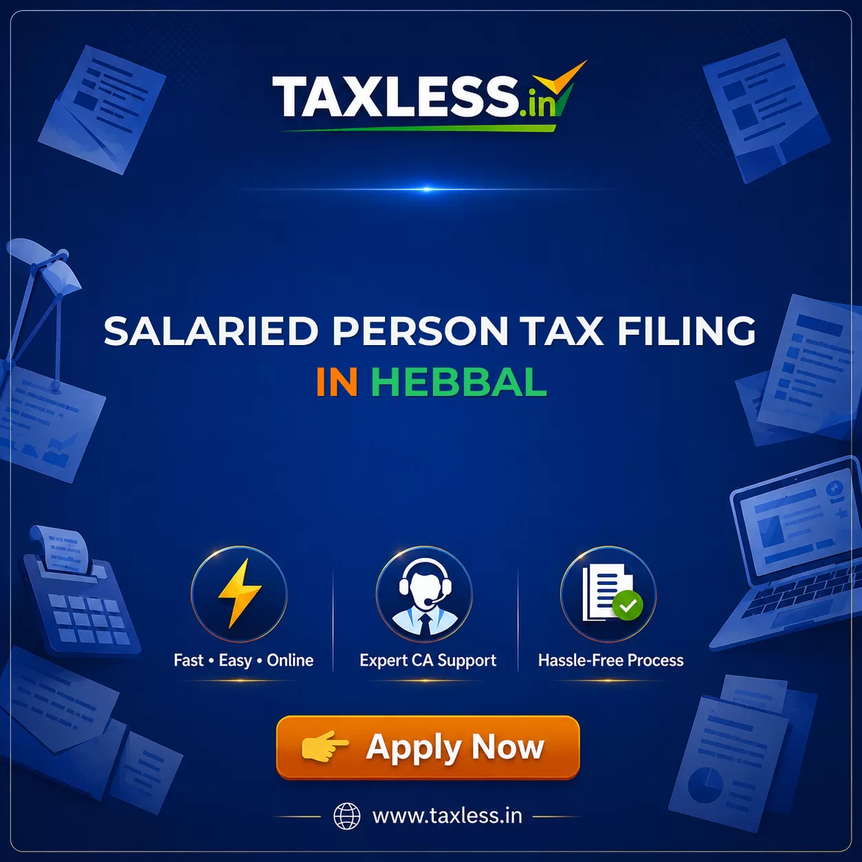 Salaried Person Tax Filing in Hebbal