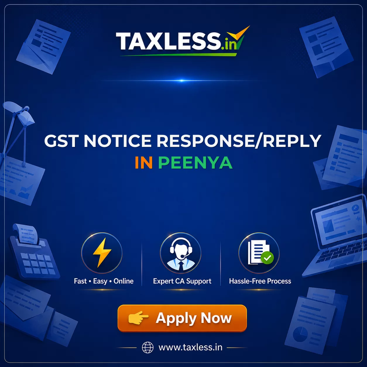 GST Notice Response/Reply in Peenya