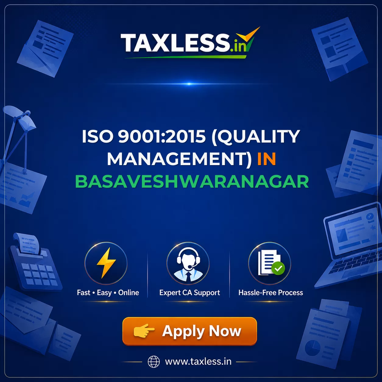 ISO 9001:2015 (Quality Management) in Basaveshwaranagar
