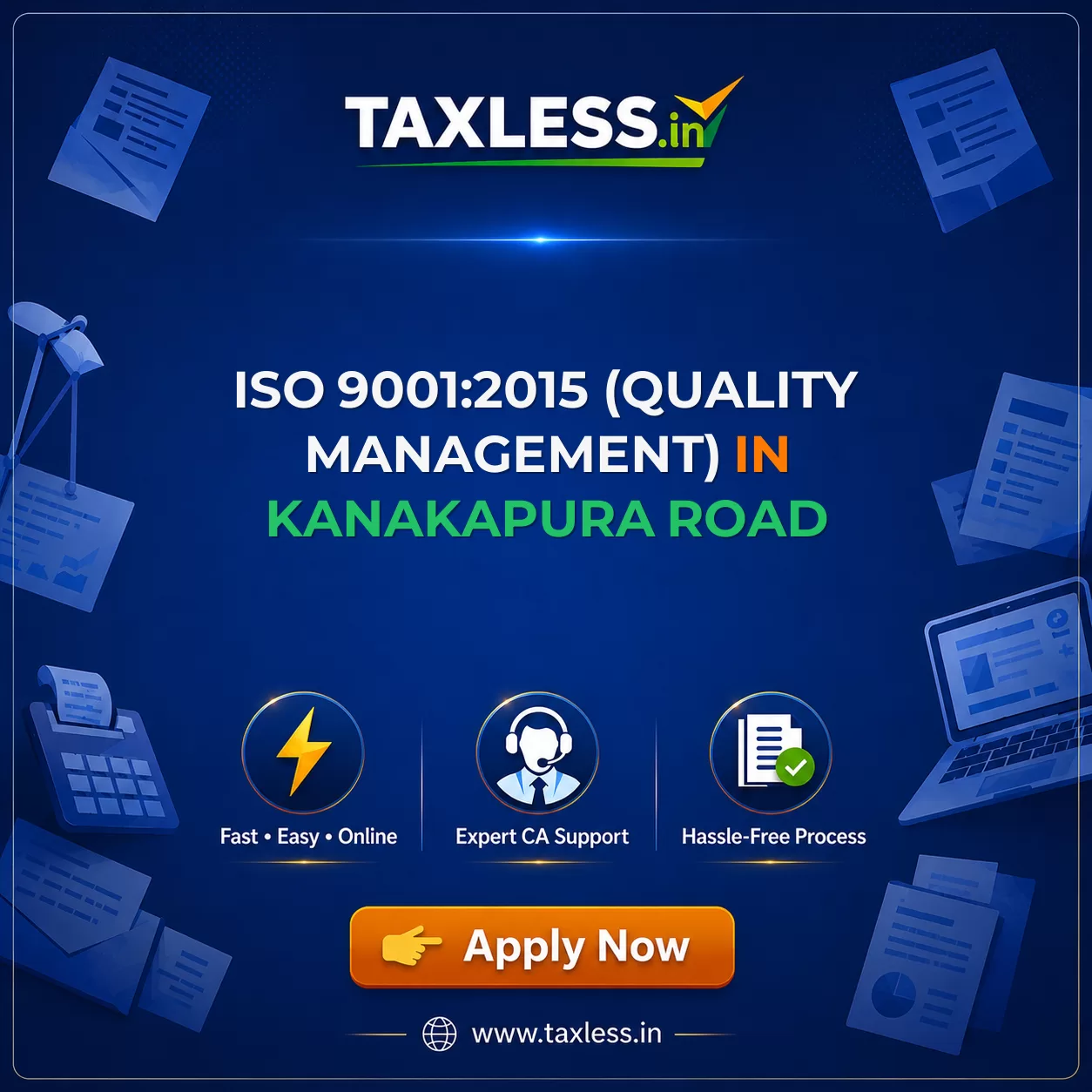 ISO 9001:2015 (Quality Management) in Kanakapura Road