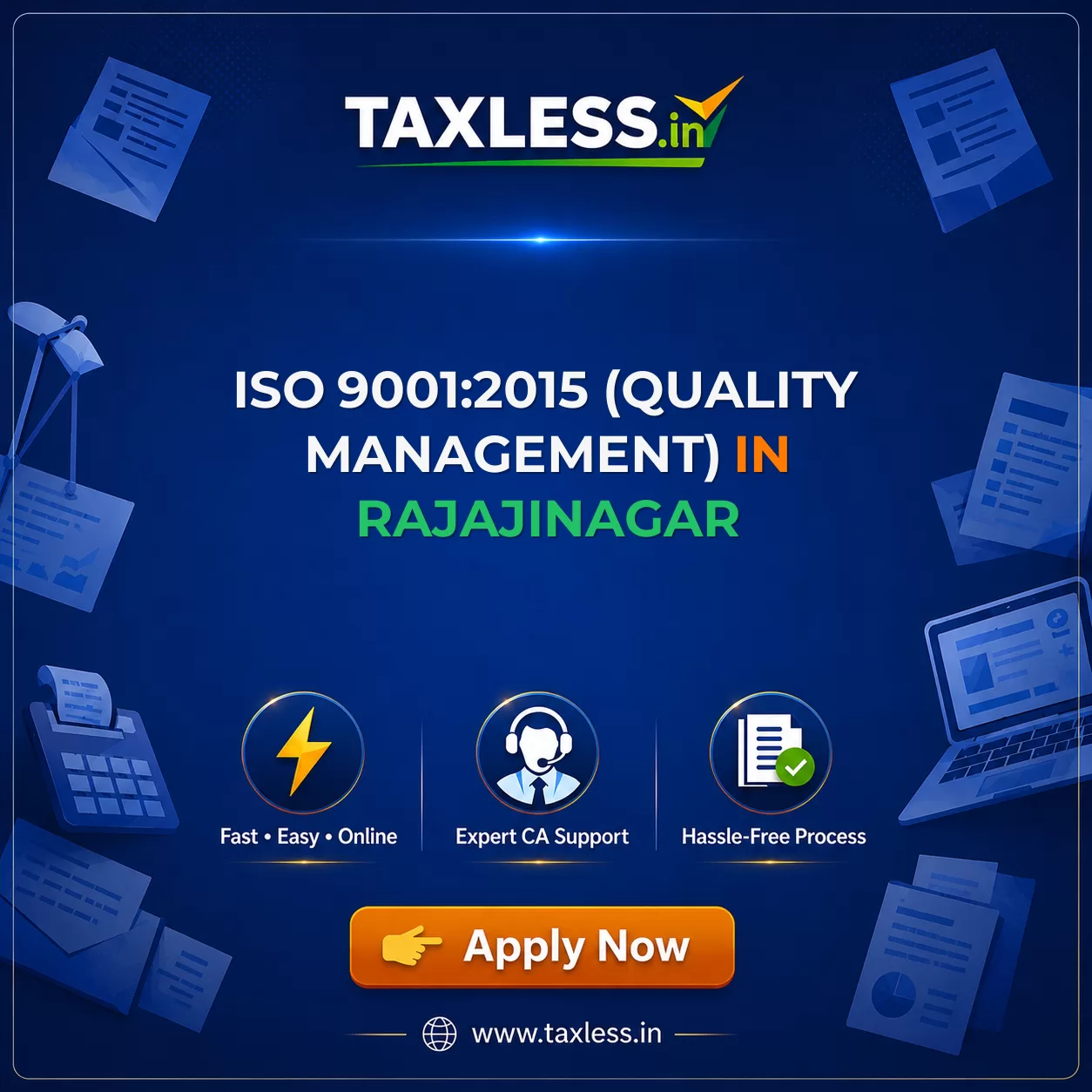 ISO 9001:2015 (Quality Management) in Rajajinagar