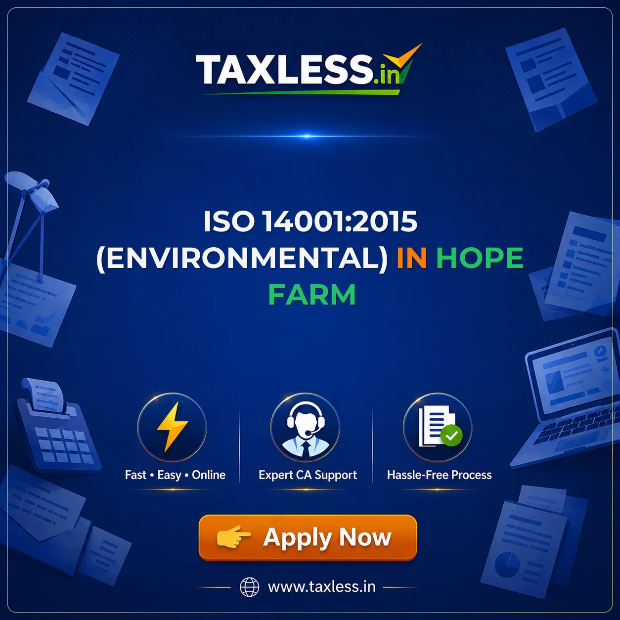 ISO 14001:2015 (Environmental) in Hope Farm