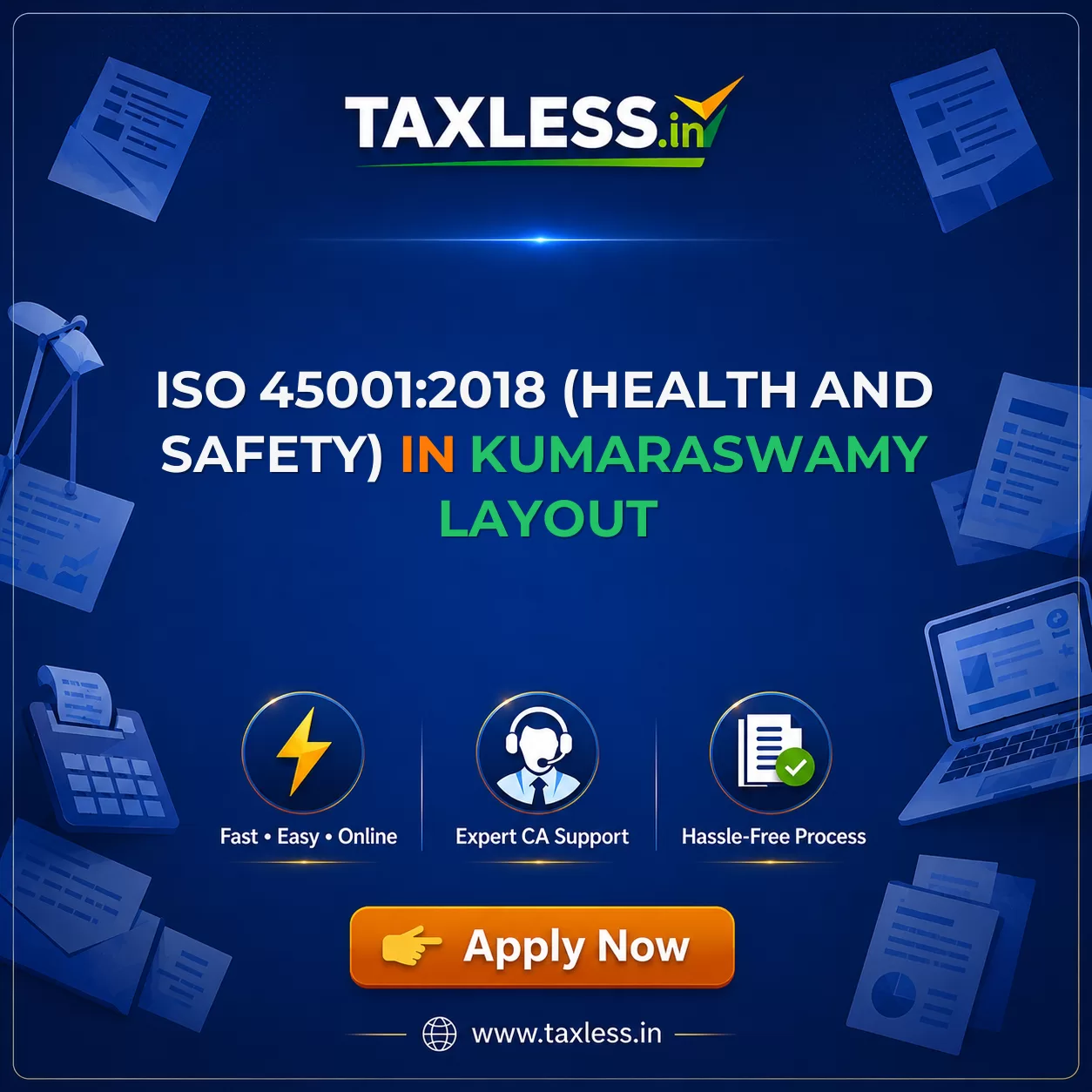 ISO 45001:2018 (Health And Safety) in Kumaraswamy Layout
