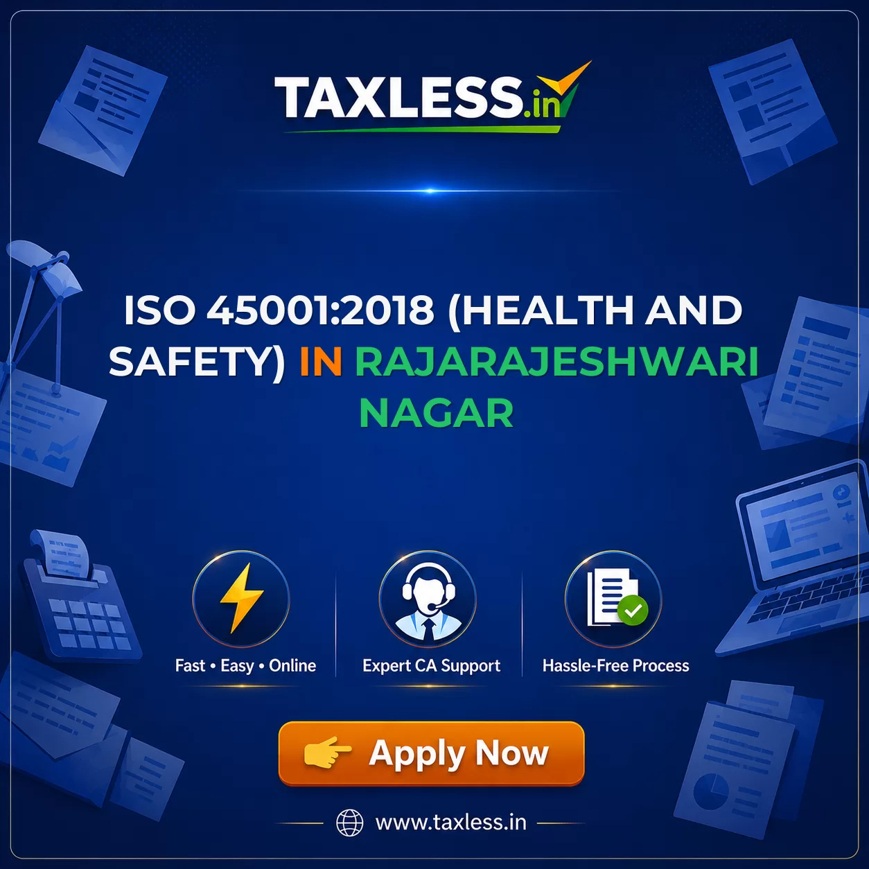 ISO 45001:2018 (Health And Safety) in Rajarajeshwari Nagar