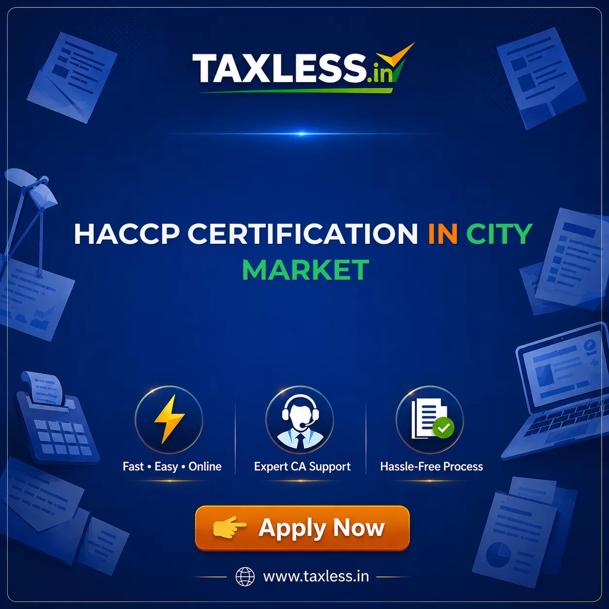 HACCP Certification in City Market