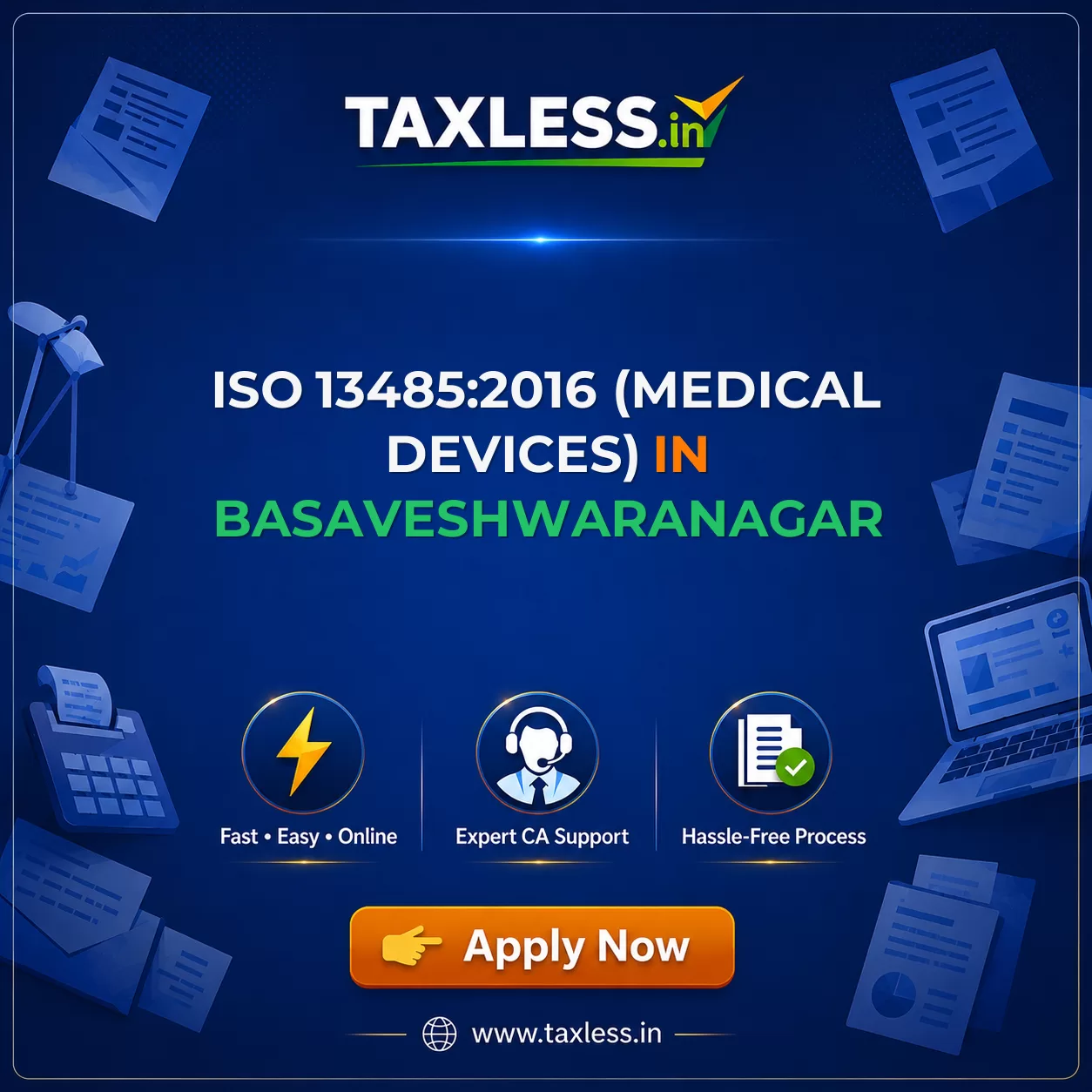 ISO 13485:2016 (Medical Devices) in Basaveshwaranagar
