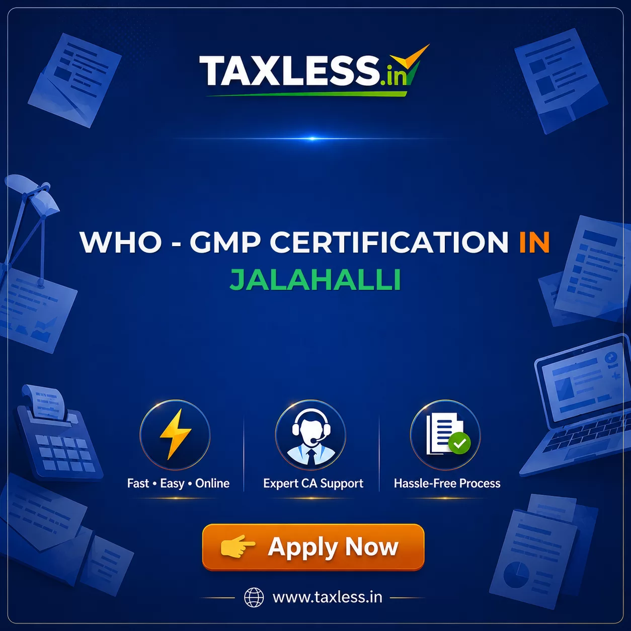 WHO - GMP Certification in Jalahalli