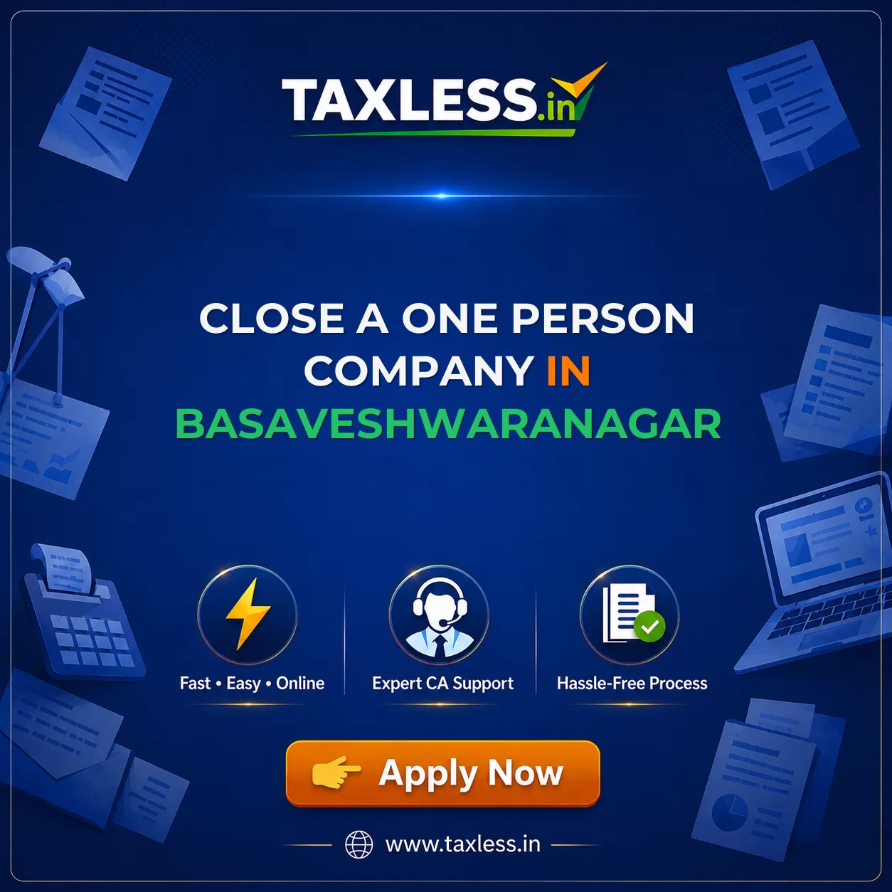 Close A One Person Company in Basaveshwaranagar