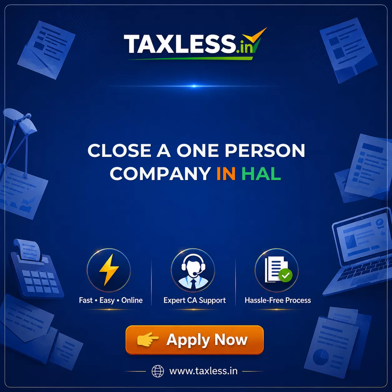 Close A One Person Company in Hal