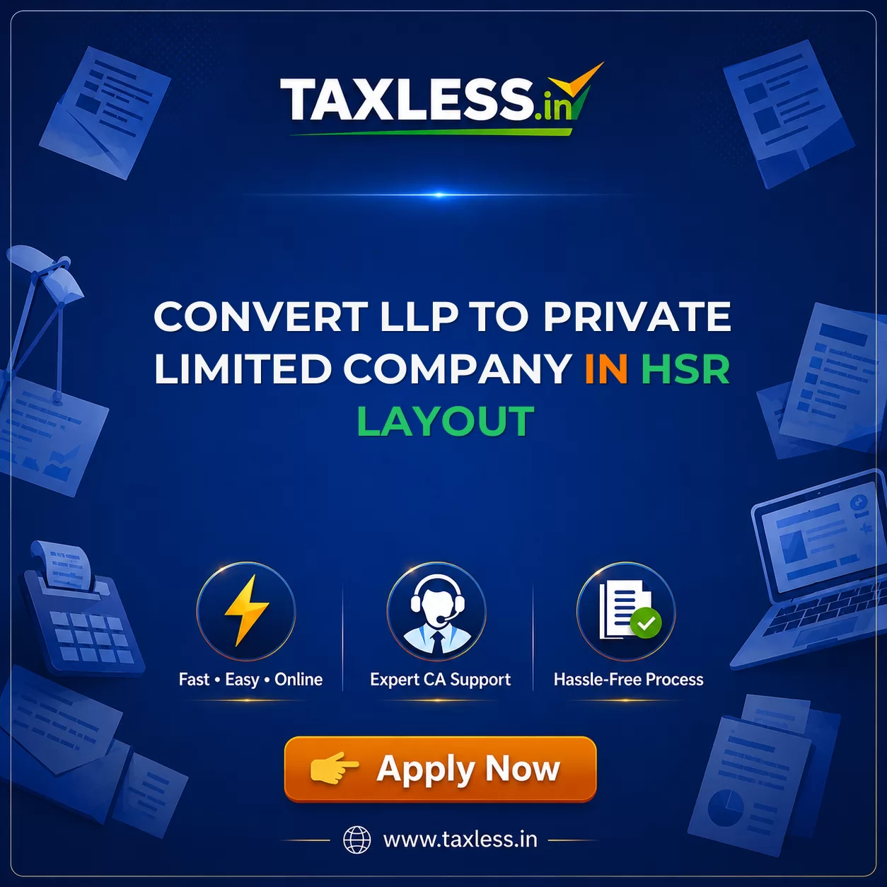 Convert LLP To Private Limited Company in Hsr Layout