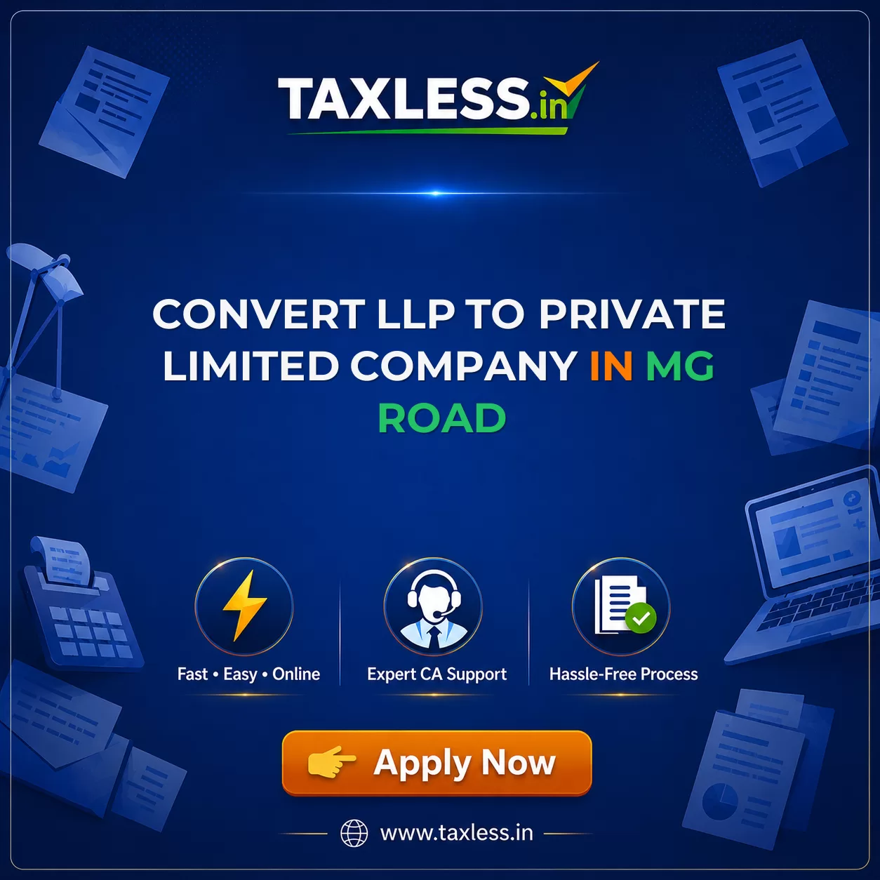 Convert LLP To Private Limited Company in Mg Road