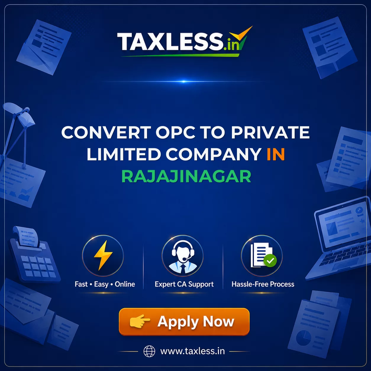 Convert OPC To Private Limited Company in Rajajinagar
