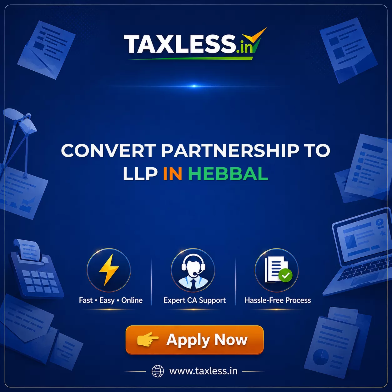 Convert Partnership To LLP in Hebbal