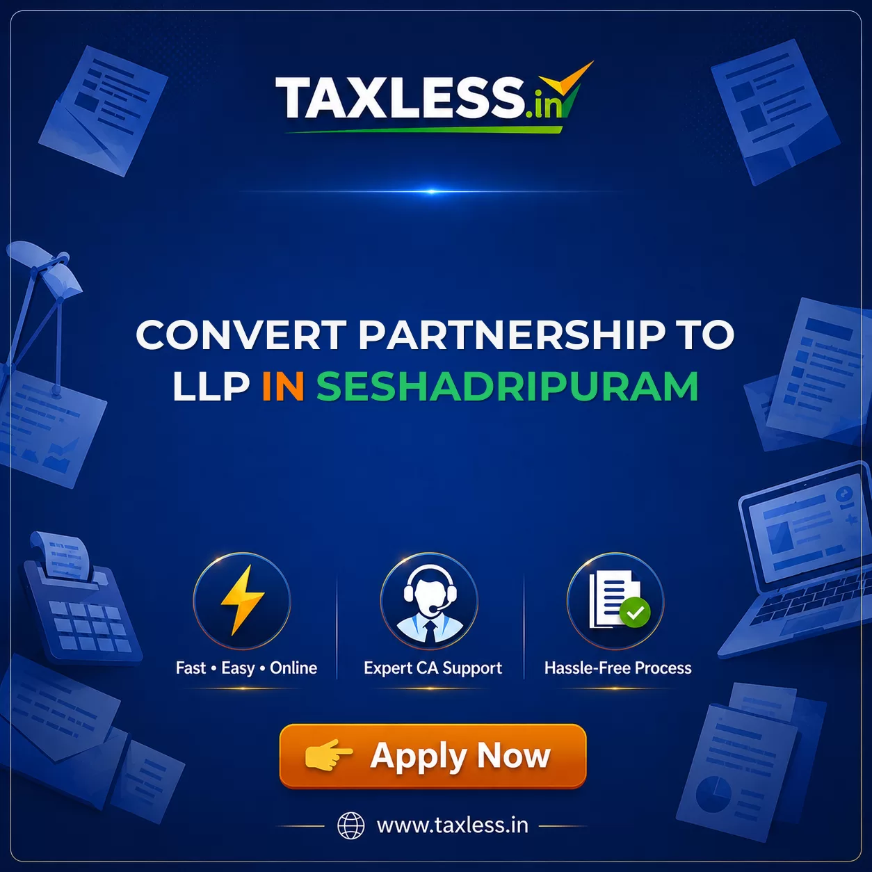 Convert Partnership To LLP in Seshadripuram