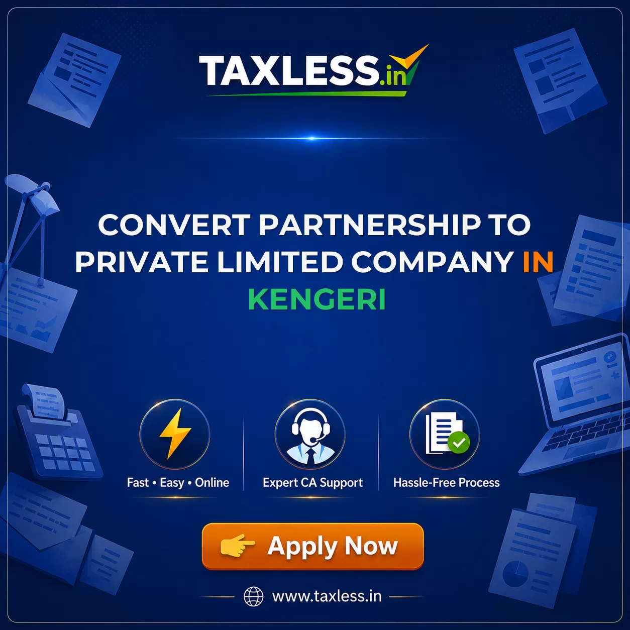 Convert Partnership To Private Limited Company in Kengeri