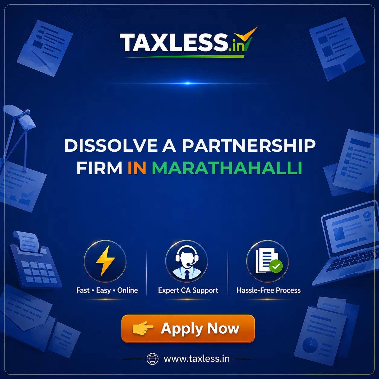 Dissolve A Partnership Firm in Marathahalli