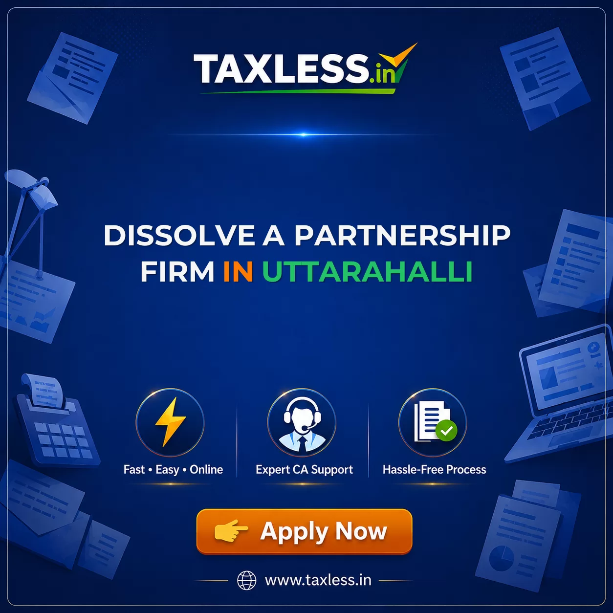 Dissolve A Partnership Firm in Uttarahalli