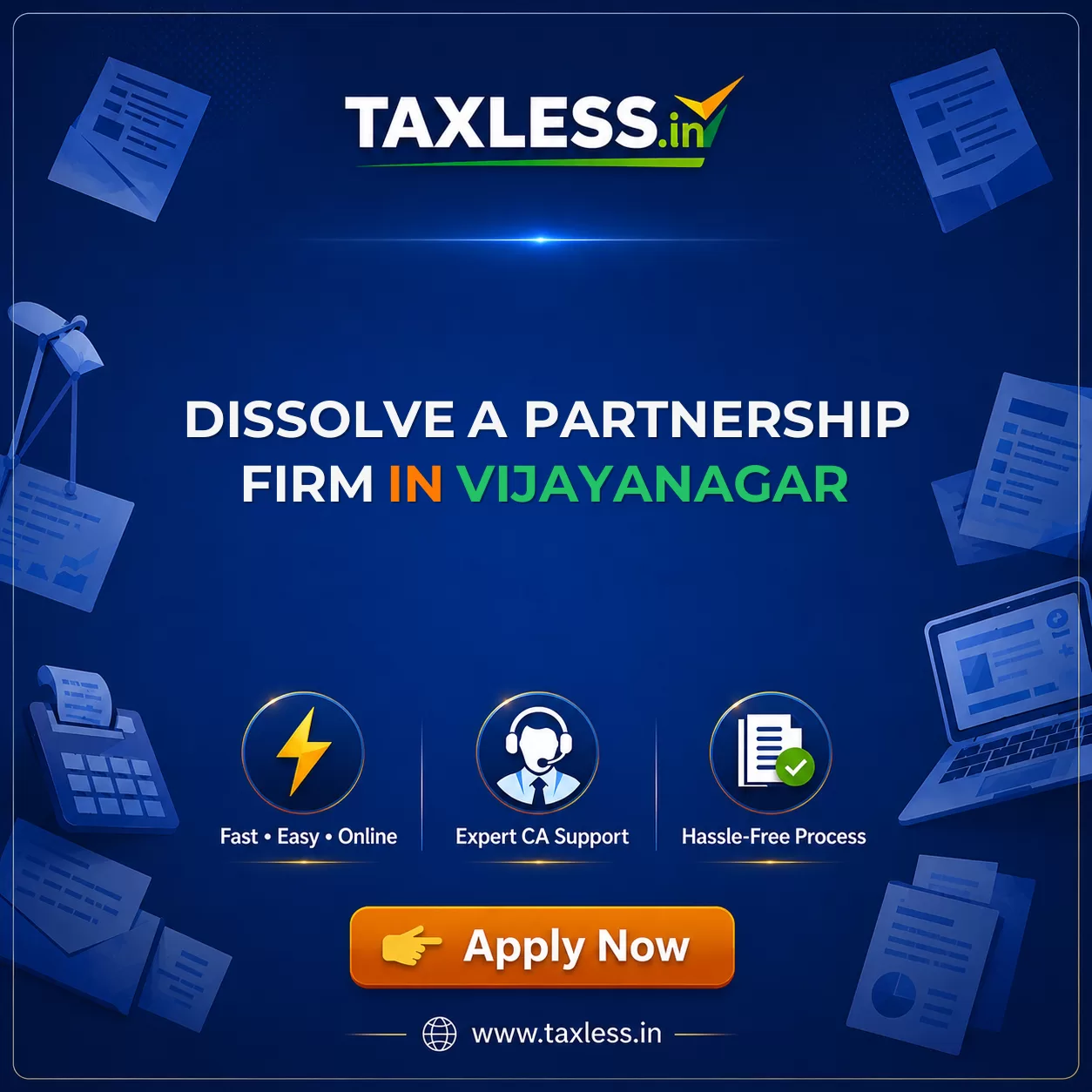 Dissolve A Partnership Firm in Vijayanagar