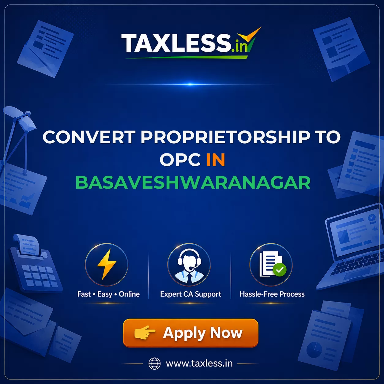 Convert Proprietorship To OPC in Basaveshwaranagar