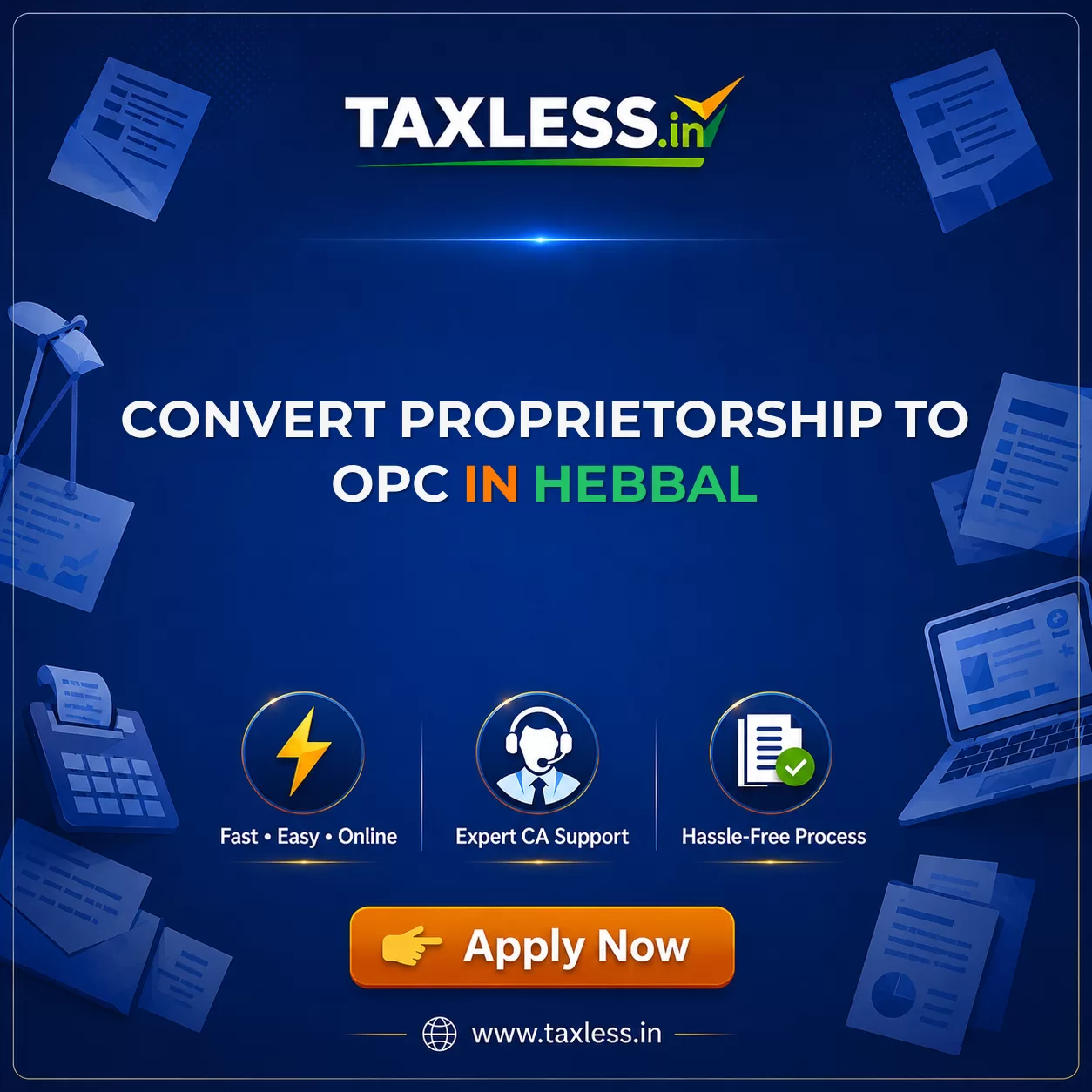 Convert Proprietorship To OPC in Hebbal